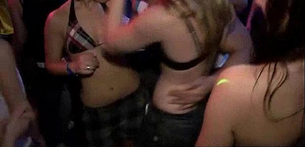  Young sweet girls fucking on party